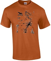 Image Star T-Shirt Cave Map